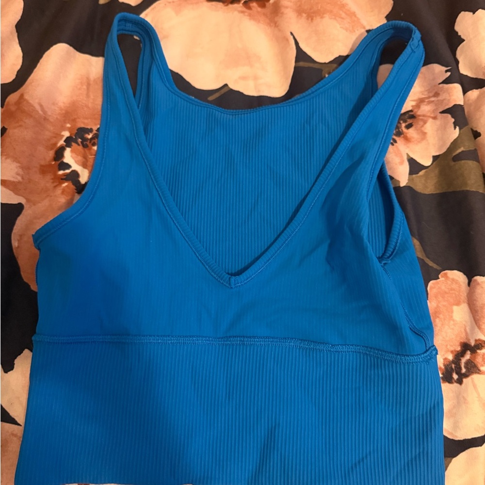 lululemon athletica Blue Tank Top